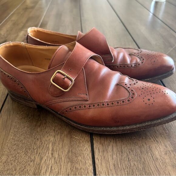 C&J for Brooks Brothers Peal & Co Single Monk (Very Rare) sz 10 - Picture 11 of 11